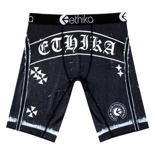 Ethika【E罗心】速干运动内裤男生透气防磨裆平角裤加长款Chrome