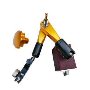 德国强力液压磁性表座油压万向机械表杆加长磁力表架杠杆小表坐