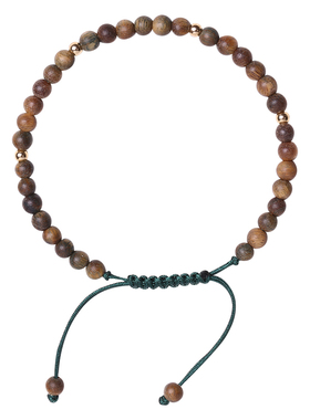 细款天然阿根廷绿檀手串转运珠