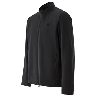 KOLON SPORT可隆软壳衣男士商务通勤双层编织立领软壳夹克外套