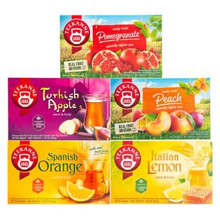 包邮Teekanne水果茶5口味组合装石榴香橙柠檬袋泡茶养生茶