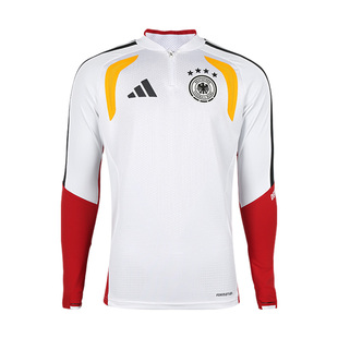 小李子阿迪达斯26世界杯德国球员版半拉链长袖训练服成人男JZ4582