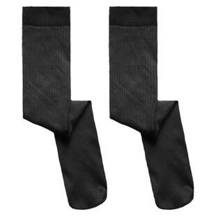 【拍3双49元】岩也男士长筒黑丝袜薄款性感高筒条纹商务袜子UNMAD