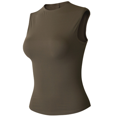 云端贝壳无袖瑜伽服背心