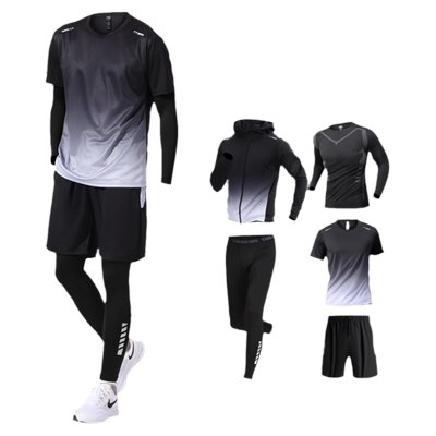 跑步运动男士骑行服套装四季可穿