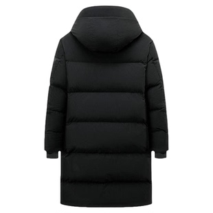 雪中飞羽绒服男中长款2025冬装新款高充绒抗寒超厚外套含量300克+