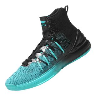 李宁正品男子篮球鞋20冬秋季新款幽灵一体织音速高帮战靴驭帅运