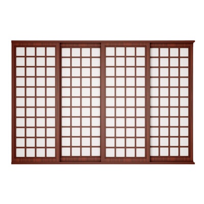 格子门和室日式推拉门
