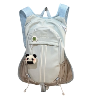 胡子鸡仔山系复古运动双肩包男大容量学生书包女户外登山旅行背包