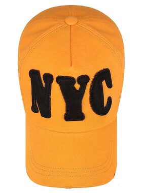 刺绣NYC情侣户外五片遮阳棒球帽