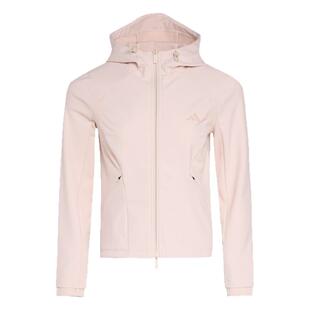 阿迪达斯26年春季新款女子修身夹克连帽外套KH2669 2670