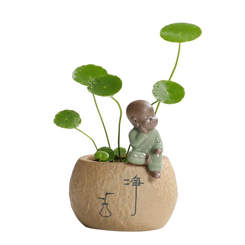 陶瓷禅意小花器养花水培
