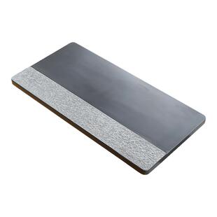 天然石茶盘乌金石茶台黑金石客厅家用单盘石头茶盘茶具茶台托盘