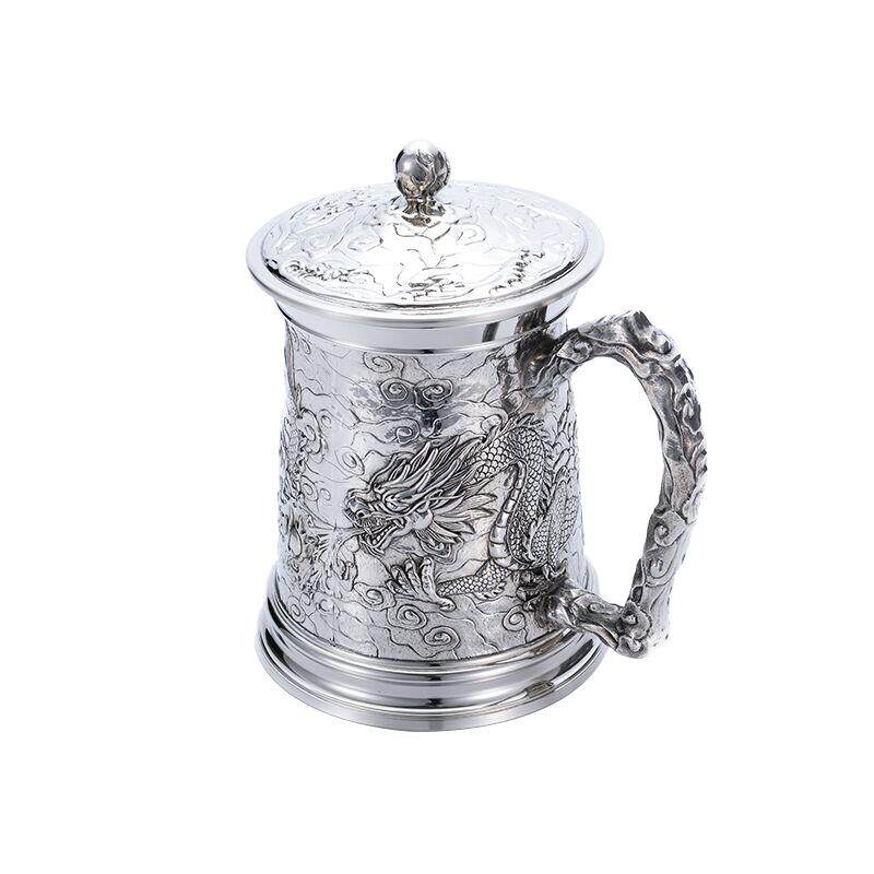 皇家雪兰莪器龙舞九天茶杯工艺品