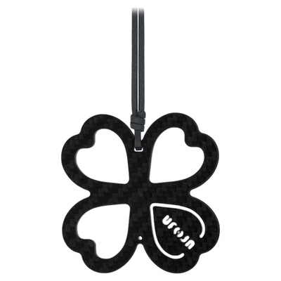 ufofn四叶草碳纤维汽车挂件