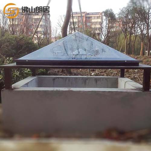 PC拱形采光罩pc采光罩屋顶金字塔采光罩天窗泄厂房爆采光罩