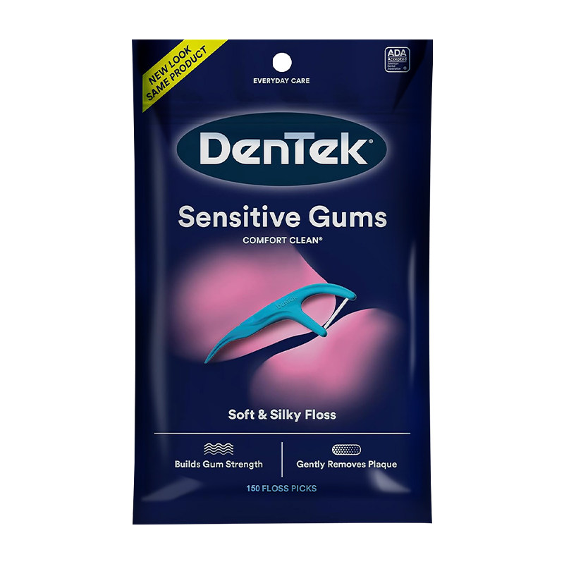 【百亿补贴】德泰克Dentek 含氟薄荷扁牙线棒超细进口正品旗舰店