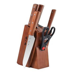 张小泉刀具套装名刃厨房菜刀6件套水果刀切片刀不锈钢斩骨刀家用