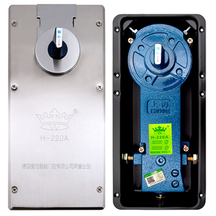 正品W冠H-220A地弹簧90kg通用型有框门地弹璜无框玻璃门地簧地轴