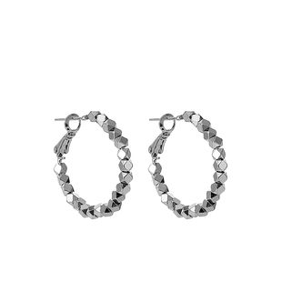 VOYAGE轻奢圆圈耳环女夸张圈圈耳钉小众设计感高级耳圈气质名媛夏