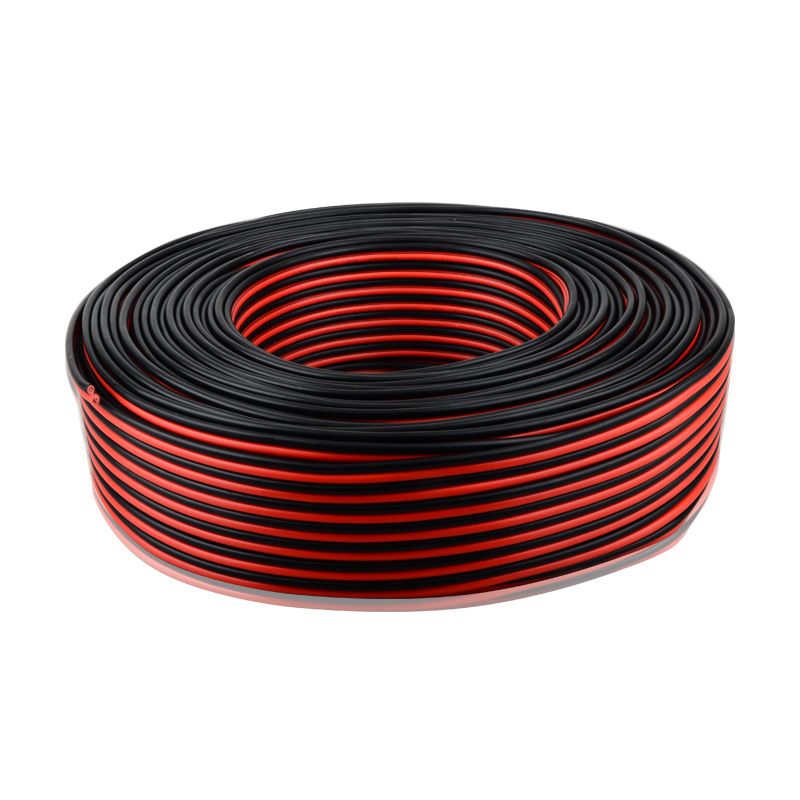 红黑平行线RVB2芯电线芯纯铜0.751.01.5两平方平行芯纯铜电线2.5