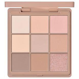 gogotales戈戈舞九色拾物集眼影盘橘棕哑光大地色奶茶色平价学生