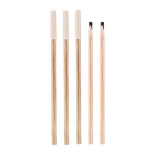 北影专业原木砍刀眉笔硬心质防水砍刀根根分明影楼剧组纹绣师专用