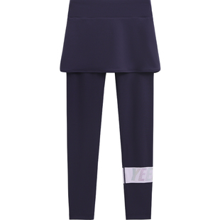 英氏女童运动裙裤2026春秋新款女孩网球裤裙速干训练服假两件裤子