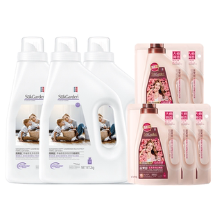 蔬果园柔顺剂旗舰店洗衣物护理液金持久留香冬季衣服去防除静电纺