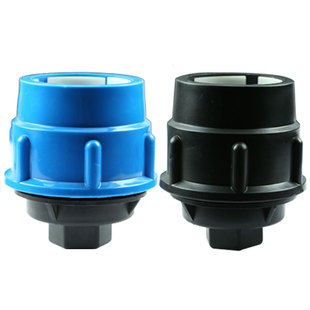 锐晨节水灌溉pe自来水管堵速接管件黑色速接堵头快接堵头快接管件