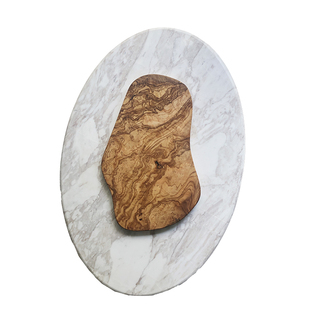 人气推荐 进口橄榄木面包板 食物托盘纯朴个性茶托茶盘茶具32CM人