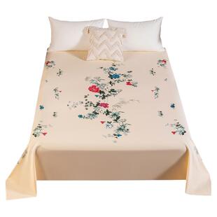 纯棉国民老式床单单件老上海80年代复古传统怀旧花被单加厚丝光棉