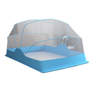 可折叠蚊帐2025新款高级免安装家用卧室学生宿舍上下铺便携式纹账