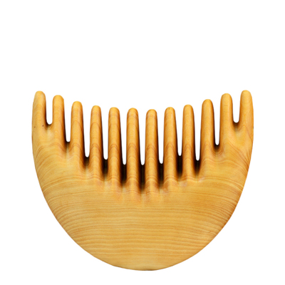 黄杨木头皮防静电宽齿乳腺经络梳