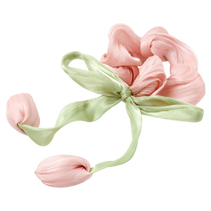 韩国儿童郁金香花朵大肠发圈头绳