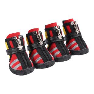 佳美乐狗鞋宠物鞋耐磨防滑鞋冬款宠物鞋小狗棉鞋雪地靴防滑狗鞋子