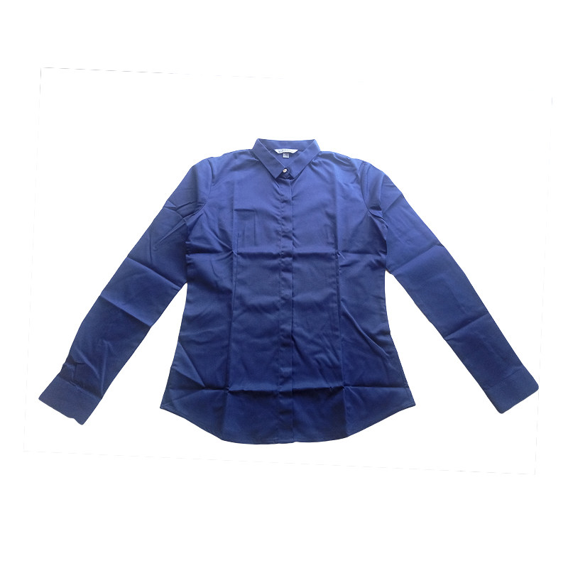 女士修身免烫职场工作服商务衬衫