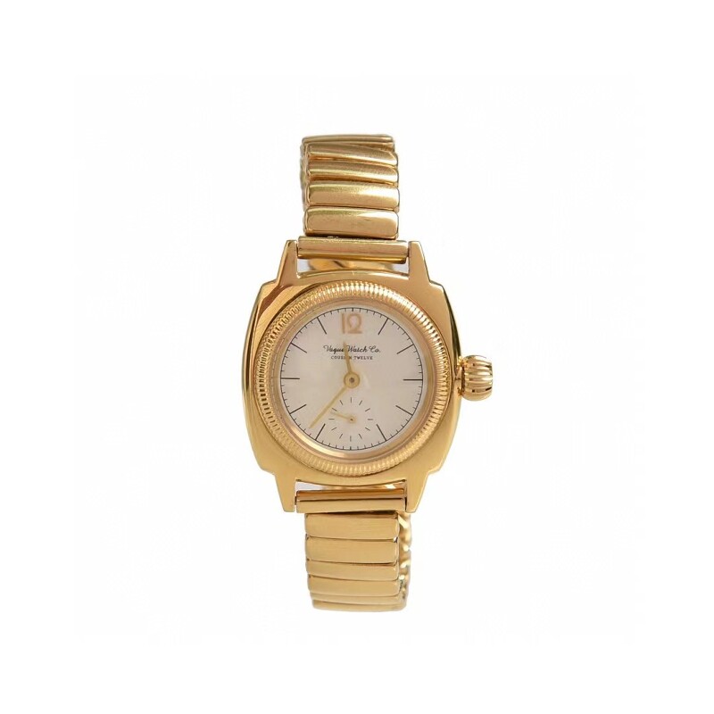 日本Vague Watch Co.手表女士款轻奢小众中古金表复古时尚高级感