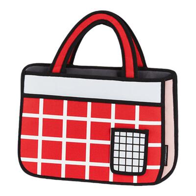 JumpFromPaper格纹手提包10.9英寸平板电脑包女包通勤包漫画包JFP