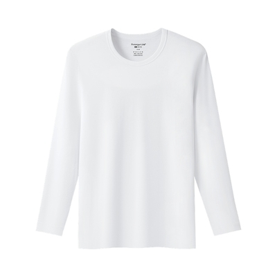 三枪纯棉男士保暖上衣抗静电