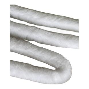 仿獭兔毛毛条服装鞋帽装饰辅料加心毛条白色百搭棉服滚边皮草配件