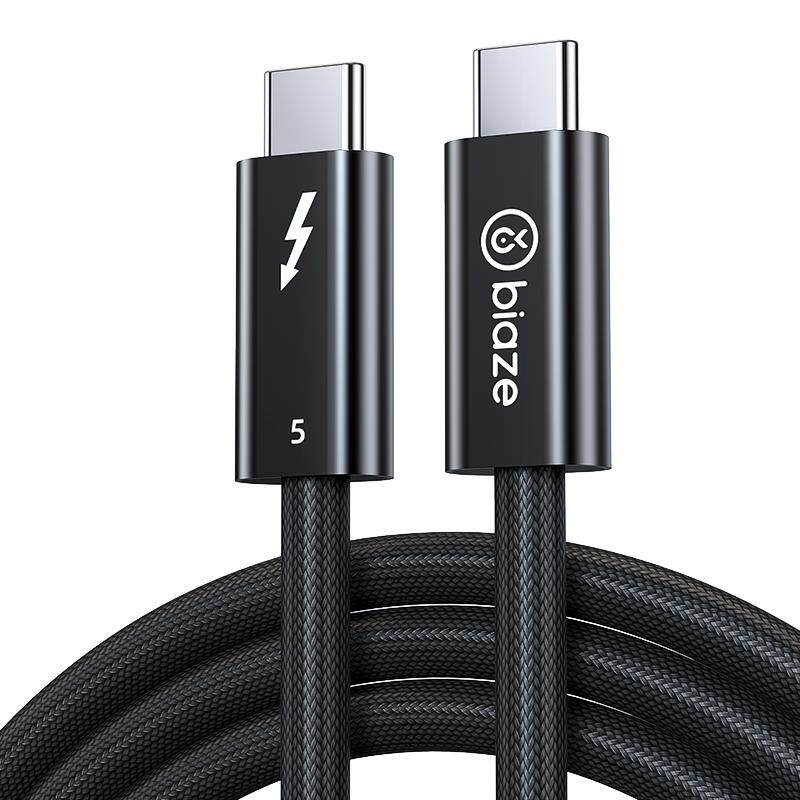 毕亚兹雷电5数据线120Gbps全功能