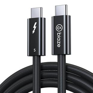 毕亚兹雷电5数据线全功能双头typec移动硬盘高清16k显示器pd20w快充usb3.1电脑音频投屏120Gbps高速传输线