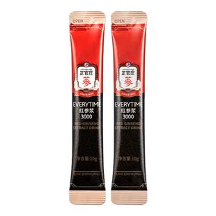 【百亿试用装2袋】韩国正官庄Everytime红参浆精高丽参浓缩液人参