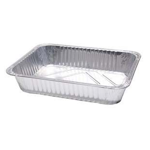 烤鱼打包盒外卖可加热锡纸盒烧烤一次性超大锡箔纸盒盘长方形包邮