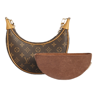 适用LV Loop半月形法棍包豌豆包月亮包撑腋下绒布内胆包bagINBAG