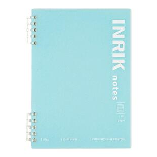 英瑞克侧翻线圈本a5加厚笔记本子简约大学生考研横线本ins风创意格子网格本不硌手高颜值ins风小本子a5记事本