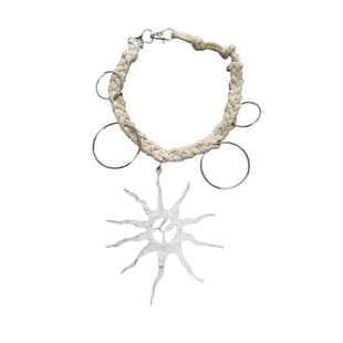 chocker/.太阳神原宿复古手工项链小众设计辣妹嘻哈潮流男女颈圈