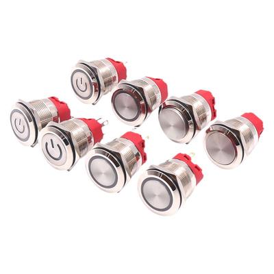 22mm自复位启停动按钮开关金属