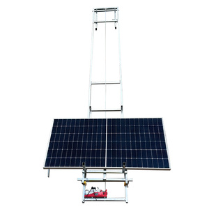 玻璃门窗升降机电动小型升降光伏吊机光伏板便携式提升机车载吊机